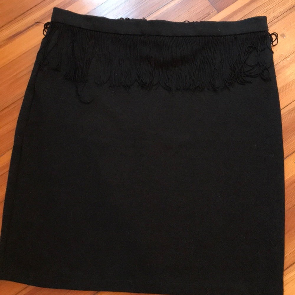 Vintage Fringe Mini Skirt